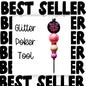 Fancy Beaded Glitter Poker Tool-Deck The Halls F The Tories