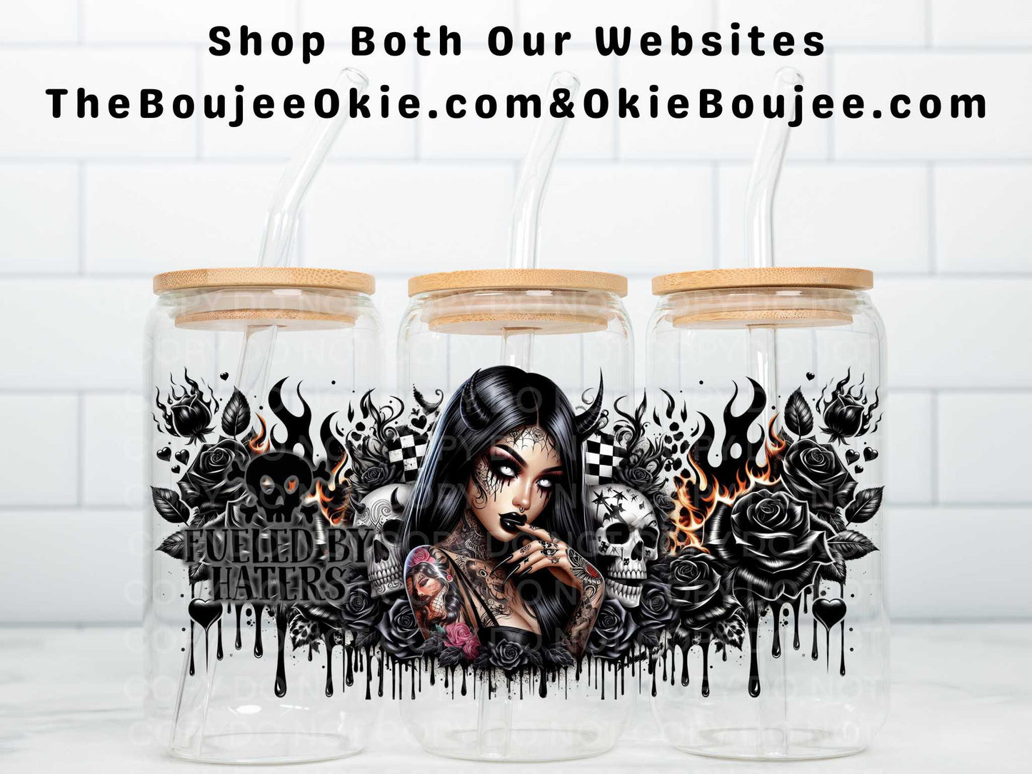 Fueled By Haters Uv Dtf Wrap