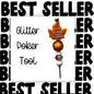 Fancy Beaded Glitter Poker Tool-Fall Is My Second Favorite F Word