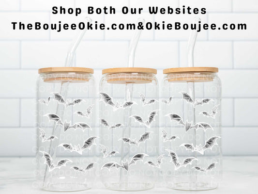 Ghost Bats Uv Dtf Wrap Double Sided