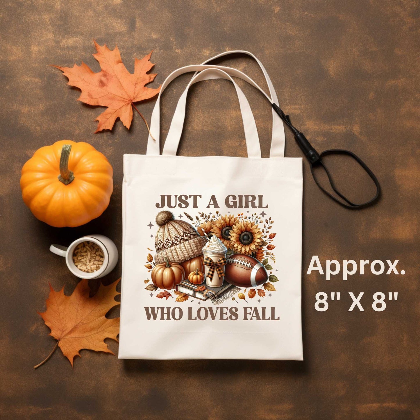 Just A Girl Who Loves Fall Sublimation Print