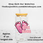 Girl Mama Footprints Uv Dtf Decal