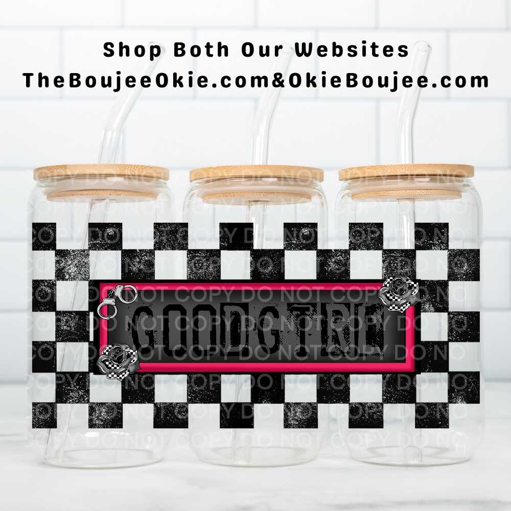 Good Girl Uv Dtf Cup Wrap Double Sided
