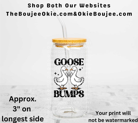 Goose Bumps UV DTF Decal Double Sided