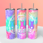 Happy Easter 20oz Skinny Tumbler Sublimation Print