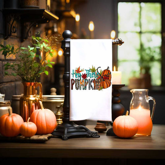Hey There Pumpkin Towel Sublimation Print