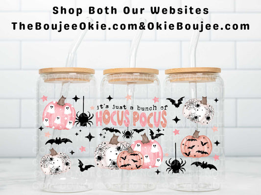 Hocus Pocus Pumpkins Uv Dtf Wrap Double Sided