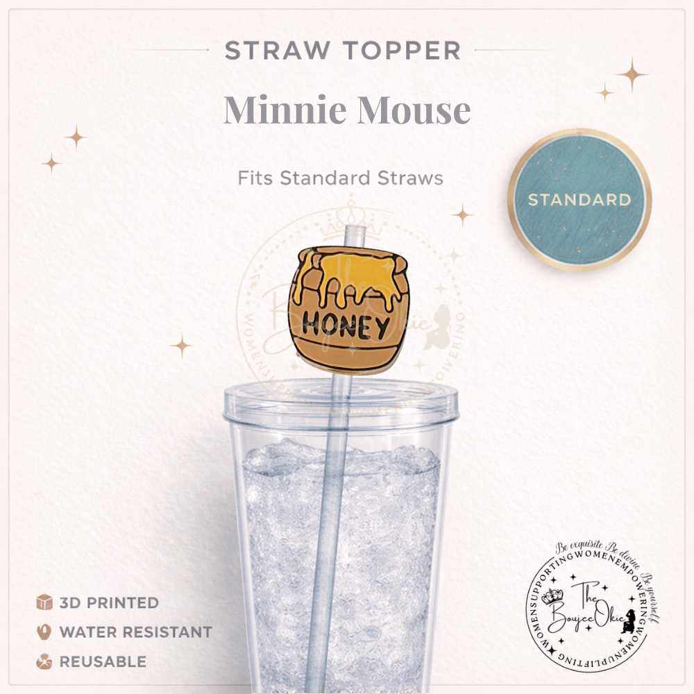 Honey Pot Straw Topper For Standard or Stanley Sized Straws