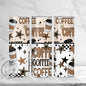 Hot Coffee 20oz Skinny Tumbler Sublimation Print