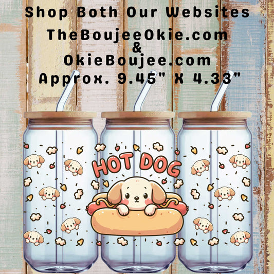 Hot Dog Double-Sided UV DTF Wrap