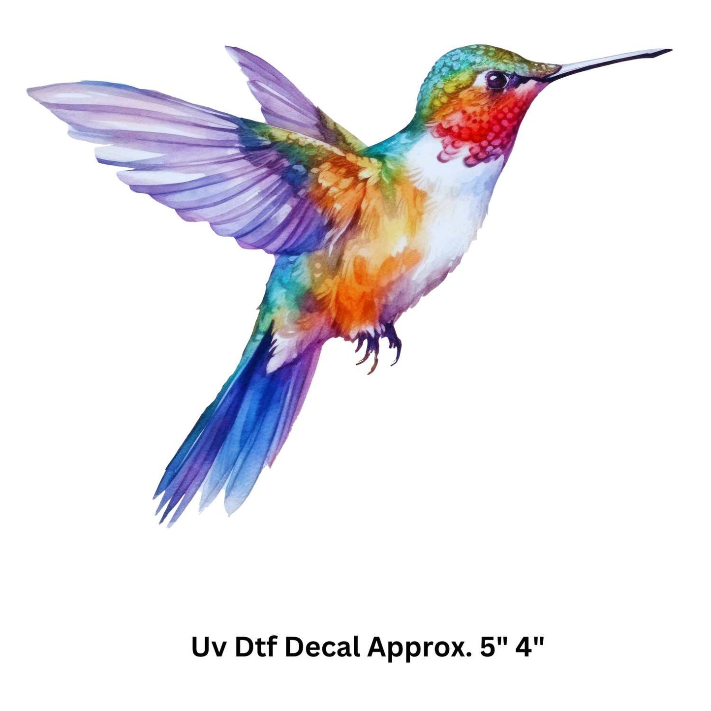 Uv Dtf Decal Hummingbird v3