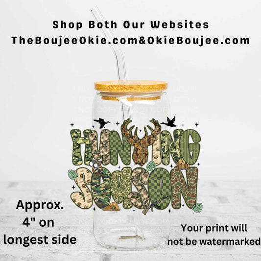 Hunting Season Uv Dtf Decal