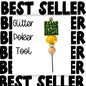 Fancy Beaded Glitter Poker Tool-Hello Hunting Season Goodbye Husband
