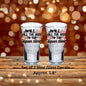 Jingle All The Way To The Liquor Store Set of 2 UV DTF Shot Glass Decals