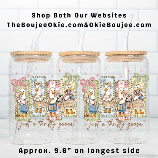 Just A Thrifty Goose Uv Dtf Wrap Double Sided