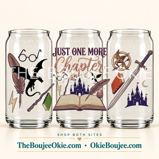 Just One More Chapter Double Sided Uv Dtf Wrap