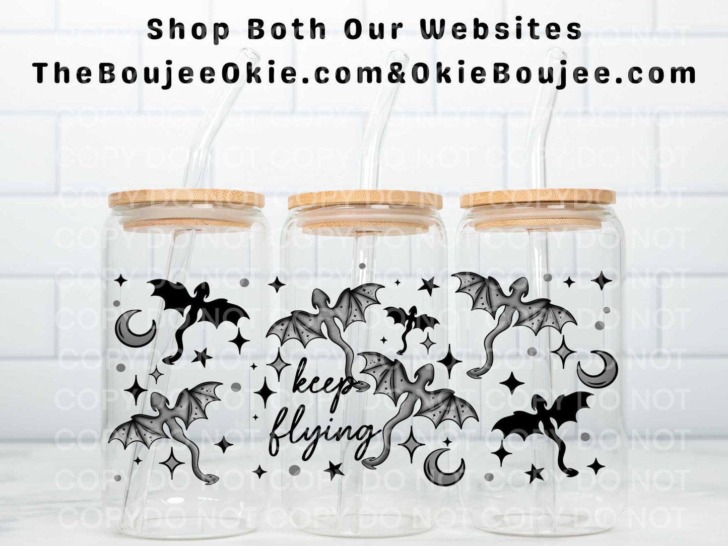 Keep Flying Double Sided Uv Dtf Wrap