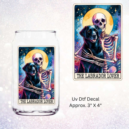 Uv Dtf Decal Labrador Lover Tarot | Double Sided