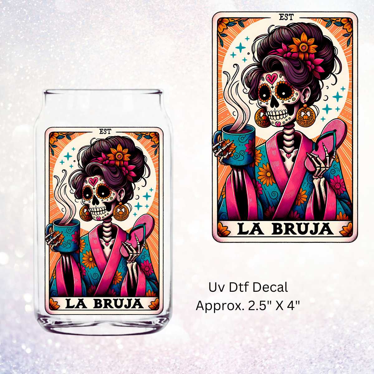 La Bruja Tarot Card UV DTF Decal V2