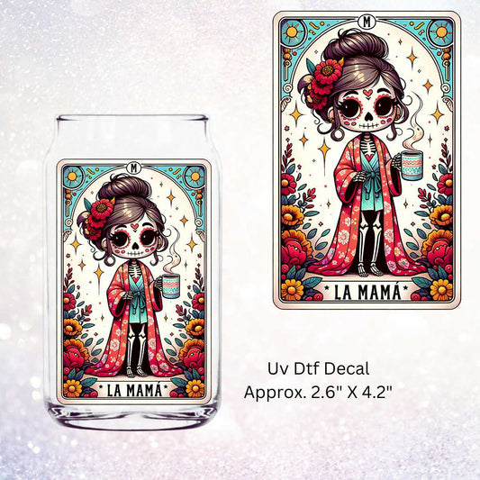 La Mama Tarot Card UV DTF Decal