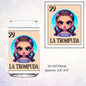 La Trompuda Tarot Card UV DTF Decal