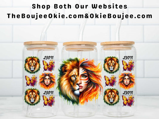 Lioness Double Sided Uv Dtf Wrap