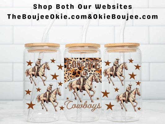 Long Live Cowboys Double Sided Uv Dtf Wrap