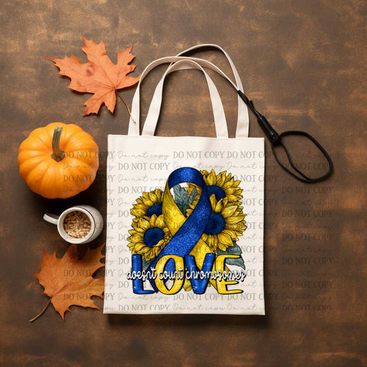 Love Doesn't Count Chromosomes Tote Bag Sublimation Print