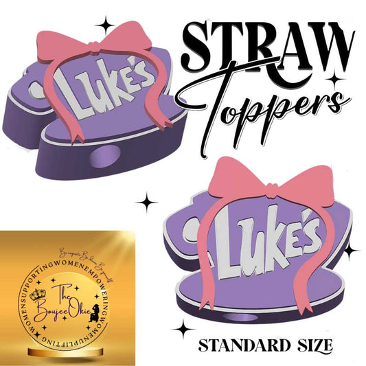Luke's Gilmore Straw Topper For Standard Straws