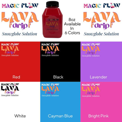 Magic Flow Lava Drip – Lava Tumbler Snow Globe Solution 8oz