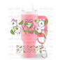 Margarita Club Mini Tumbler Keychain Uv Dtf Wraps Top & Bottom Set