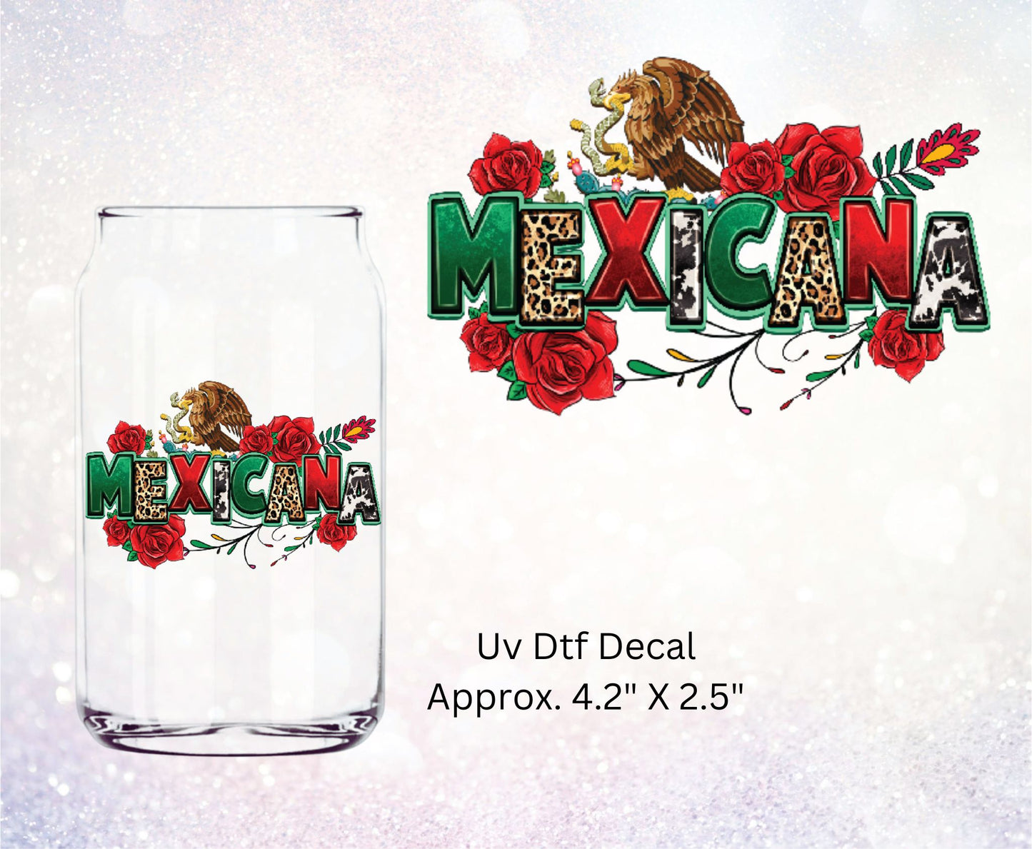 Uv Dtf Decal Mexicana