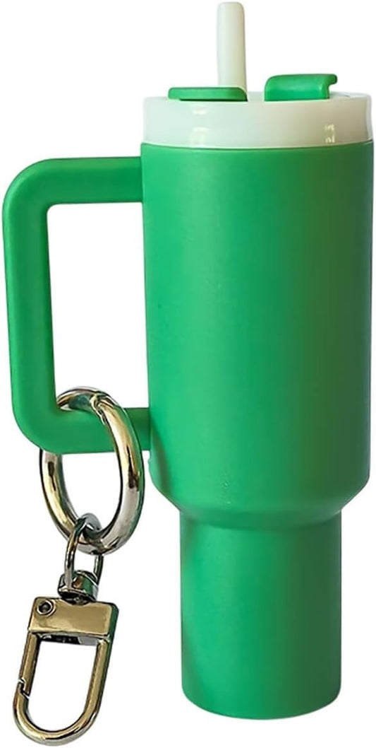 Mini Tumbler Keychain Green