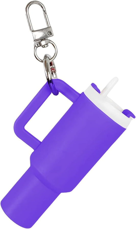 Mini Tumbler Keychain Purple