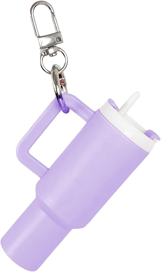 Mini Tumbler Keychain Violet Purple