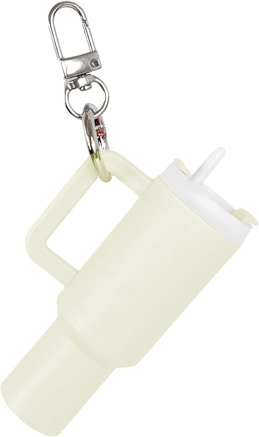 Mini Tumbler Keychain White