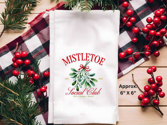 Mistletoe Social Club Sublimation Print