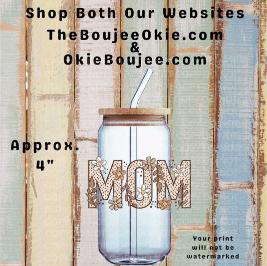 Mom Double-Sided UV DTF Decal