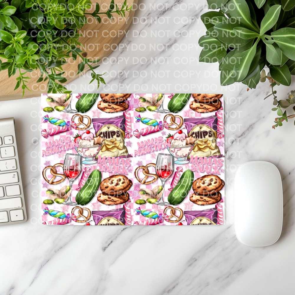 Mama Snacks Mousepad Sublimation Print