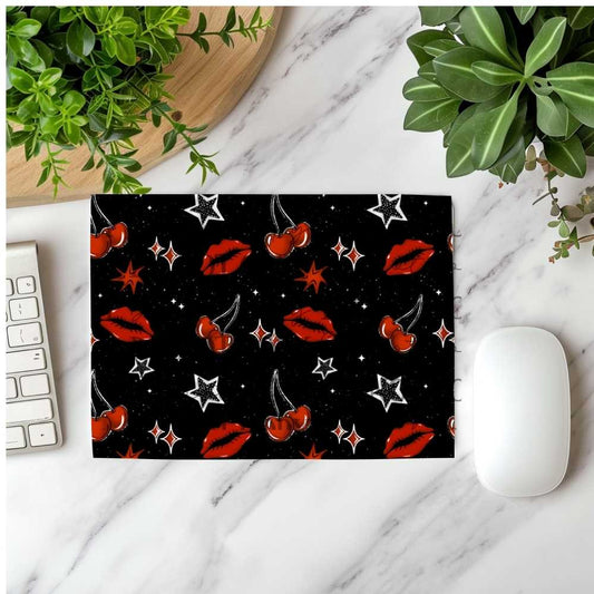 Cherry Lips Mousepad Sublimation Print