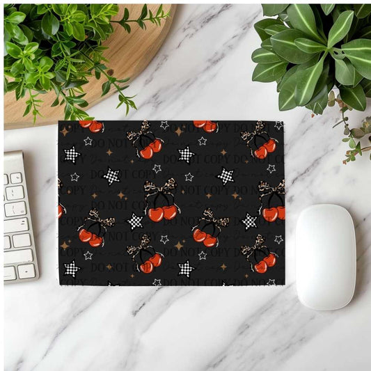 Cherry Stars Mousepad Sublimation Print