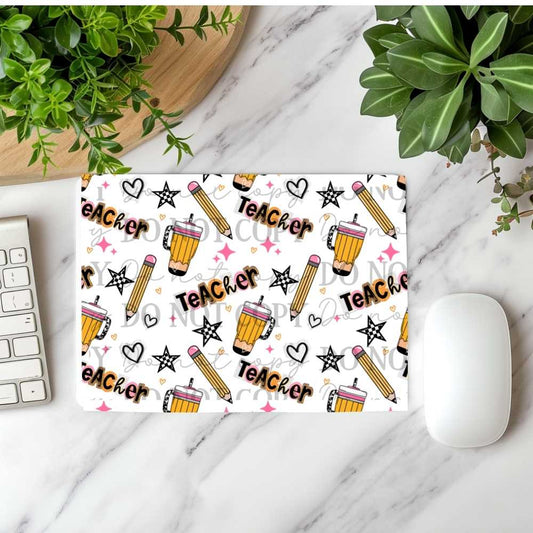 Teacher Things Mousepad Sublimation Print