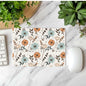 Florals & Bees Mousepad Sublimation Print