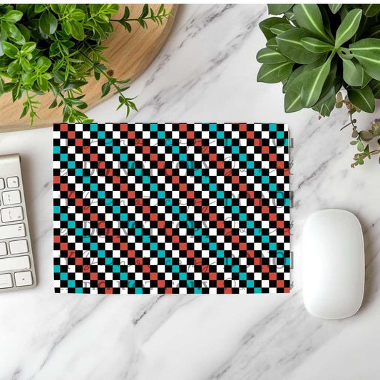 Riot Plaid Mousepad Sublimation Print