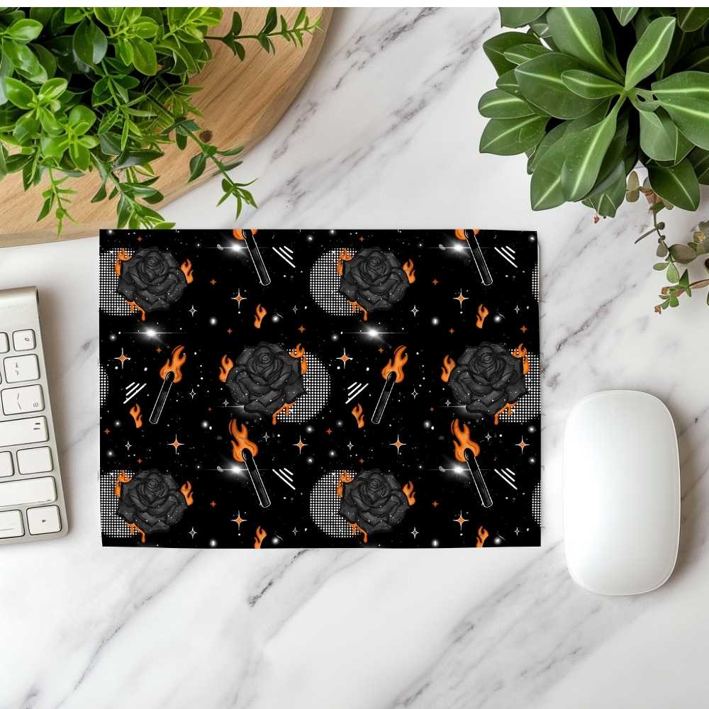 Scorched Bloom Mousepad Sublimation Print