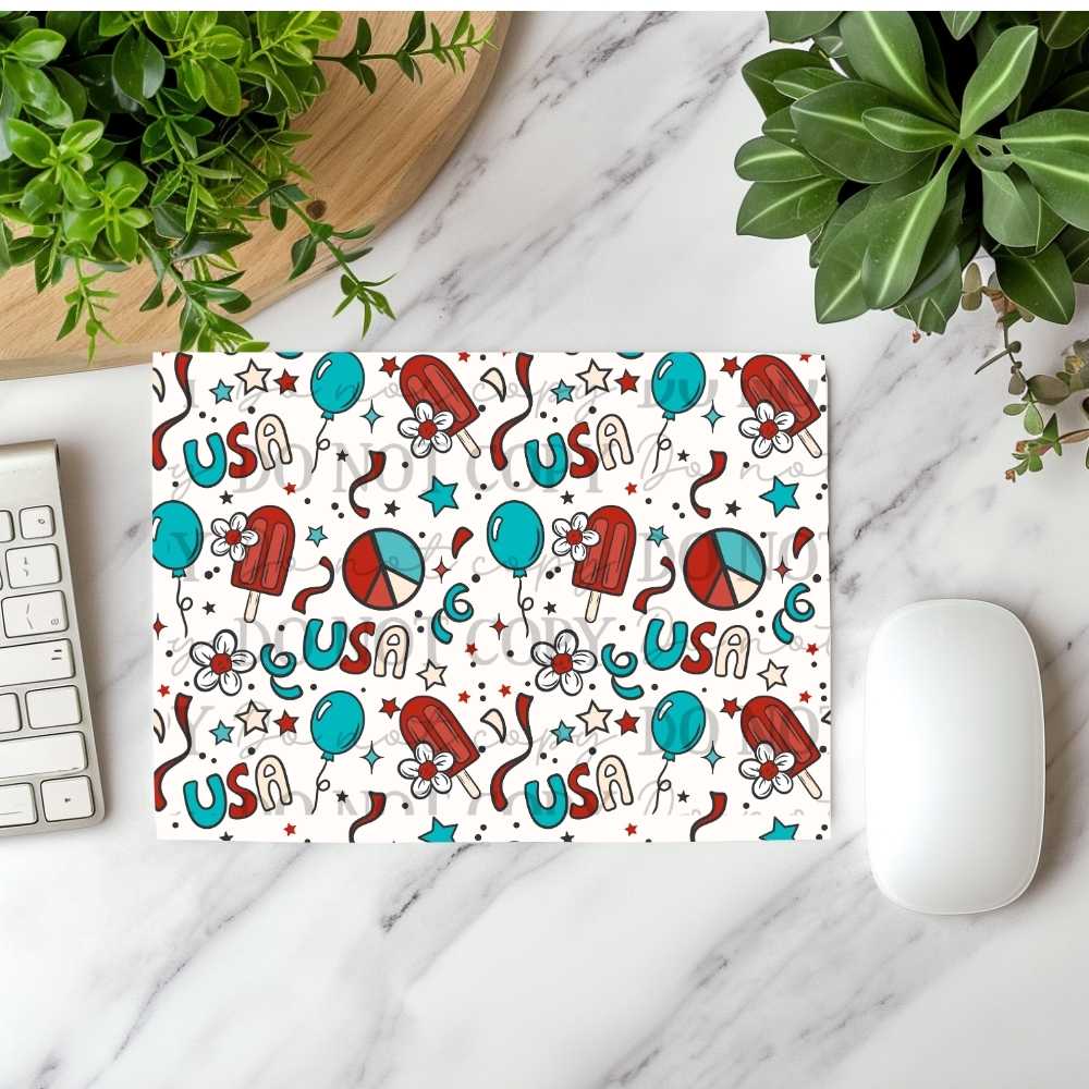 USA Mousepad Sublimation Print