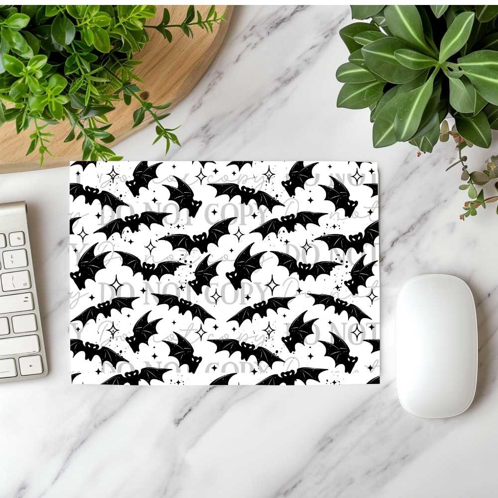 Bats & Stars Mousepad Sublimation Print