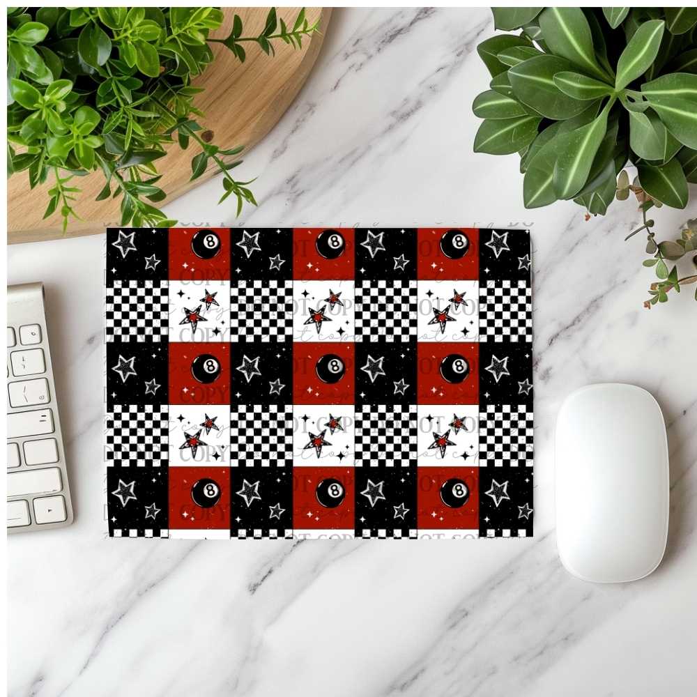 8 Ball Energy Mousepad Sublimation Print