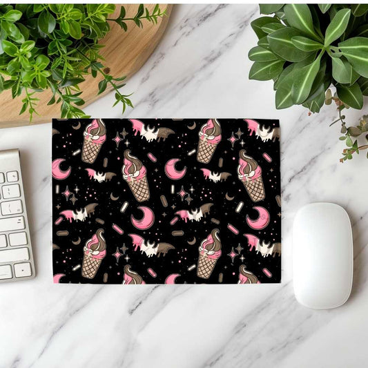 Neopolitan Ice Cream & Bats Mousepad Sublimation Print