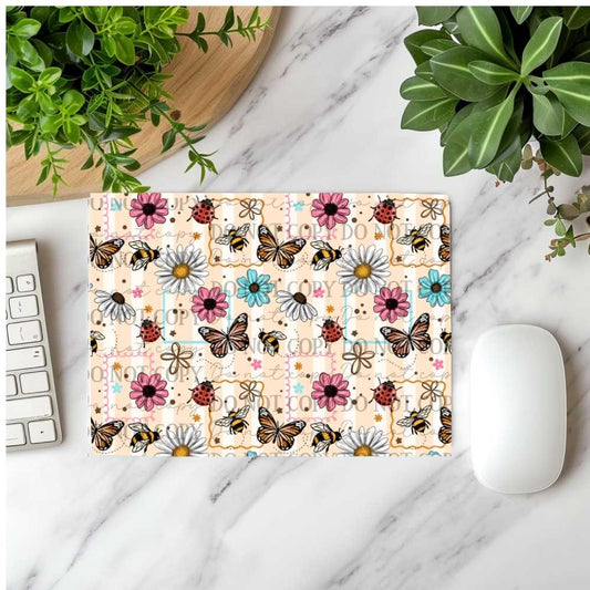 Spring Vibes Stamps Mousepad Sublimation Print